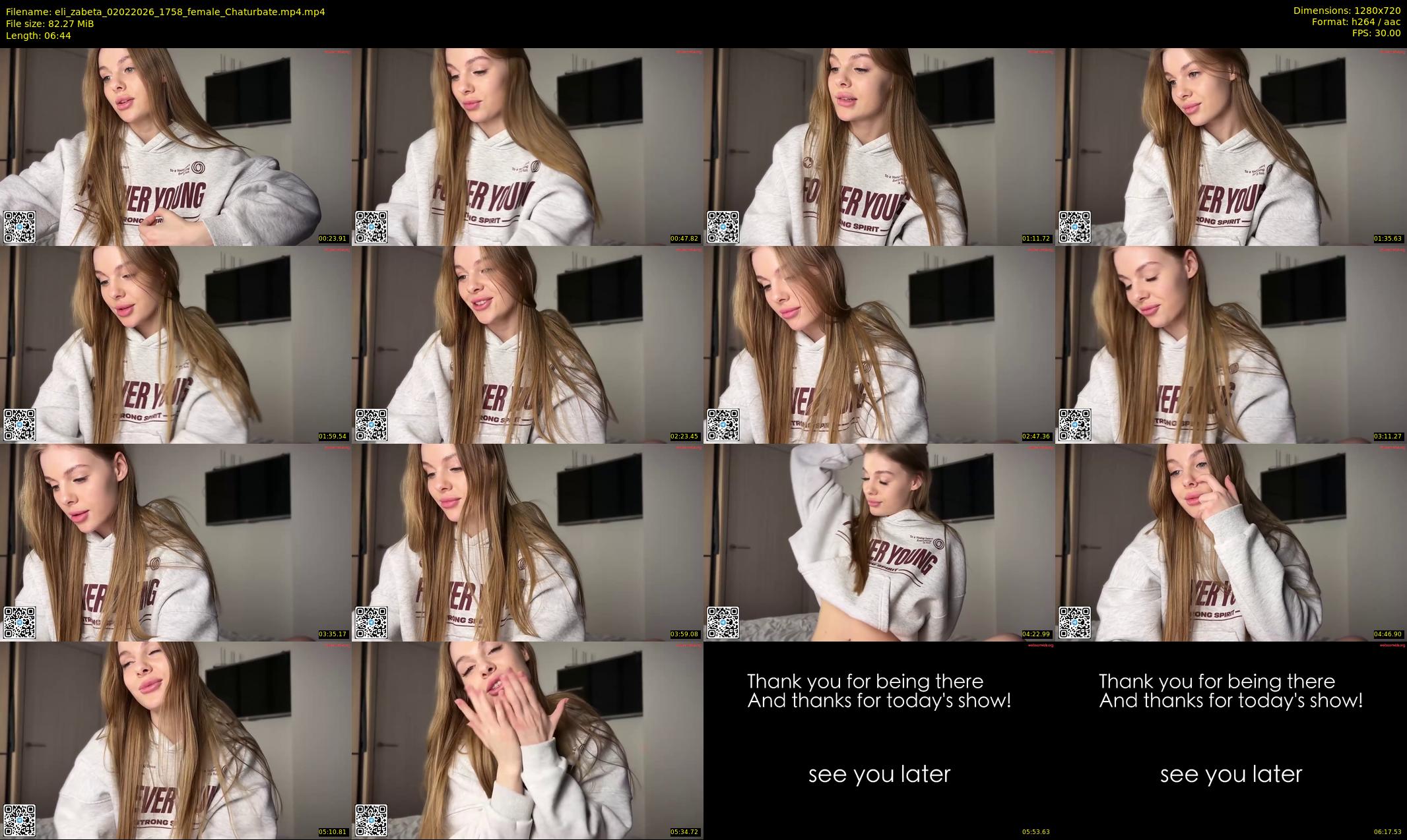 eli_zabeta — 7 minute Chaturbate female cam show recording, 720p, Feb 2, 2026