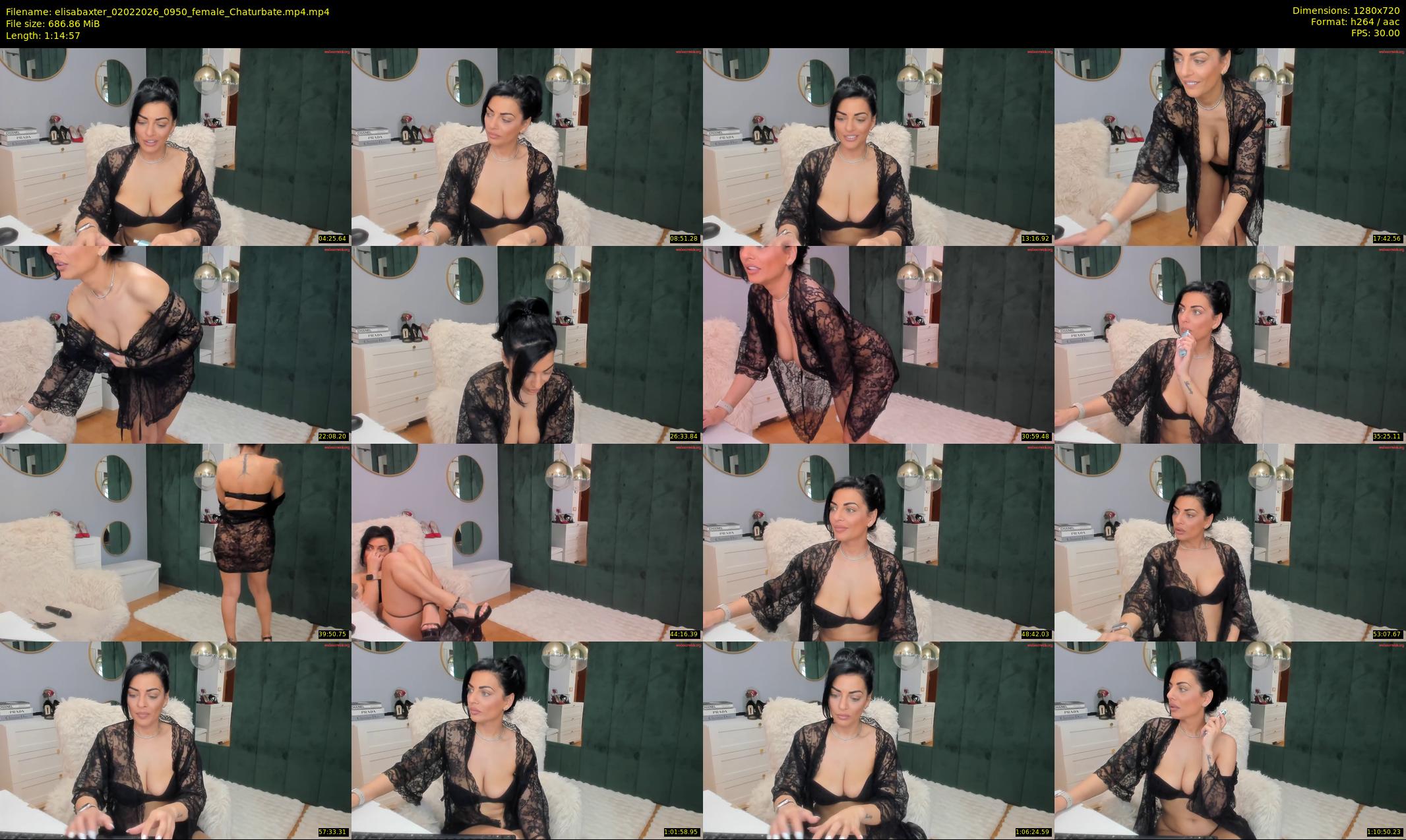 elisabaxter — 75 minute Chaturbate female cam show recording, 720p, Feb 2, 2026