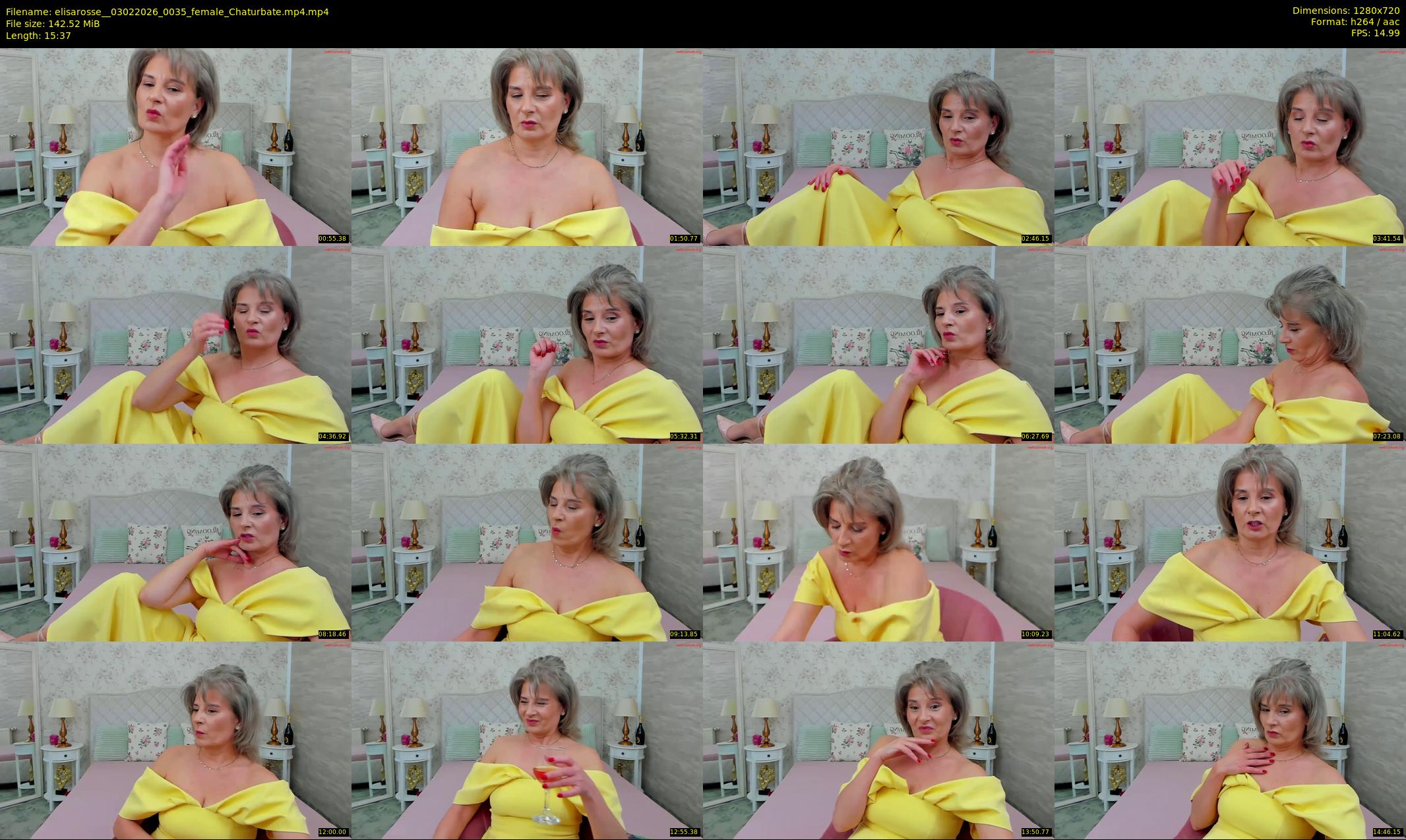elisarosse_ — 16 minute Chaturbate female cam show recording, 720p, Feb 3, 2026