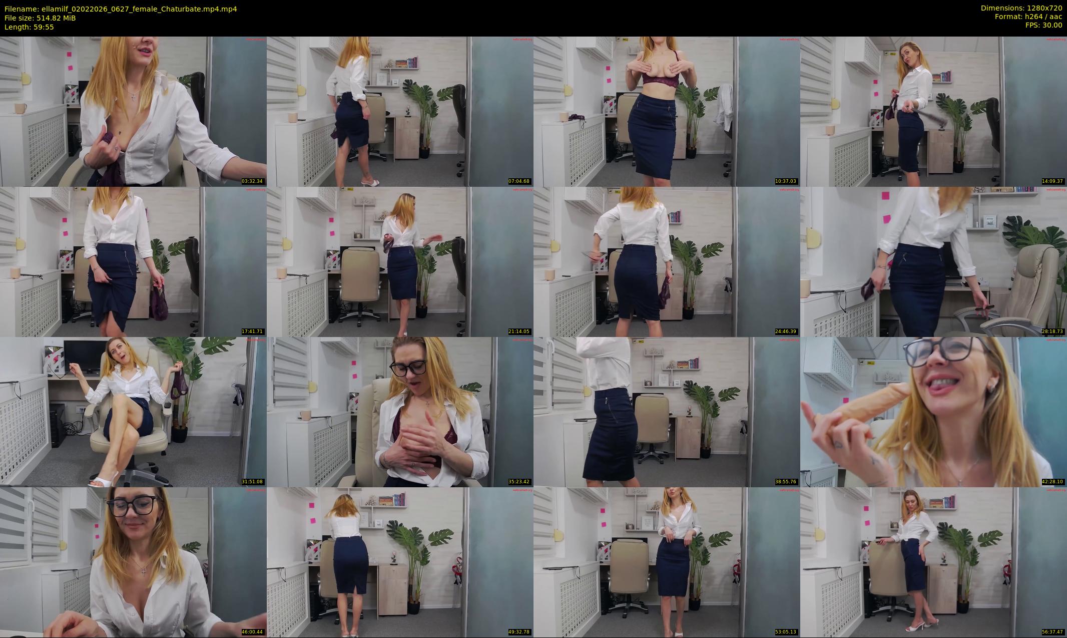 ellamilf — 60 minute Chaturbate female cam show recording, 720p, Feb 2, 2026