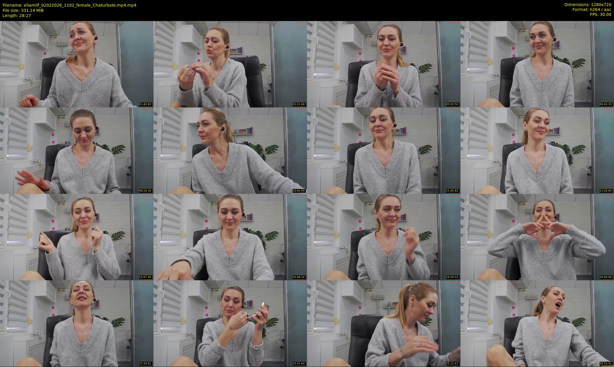 ellamilf — 29 minute Chaturbate female cam show recording, 720p, Feb 2, 2026