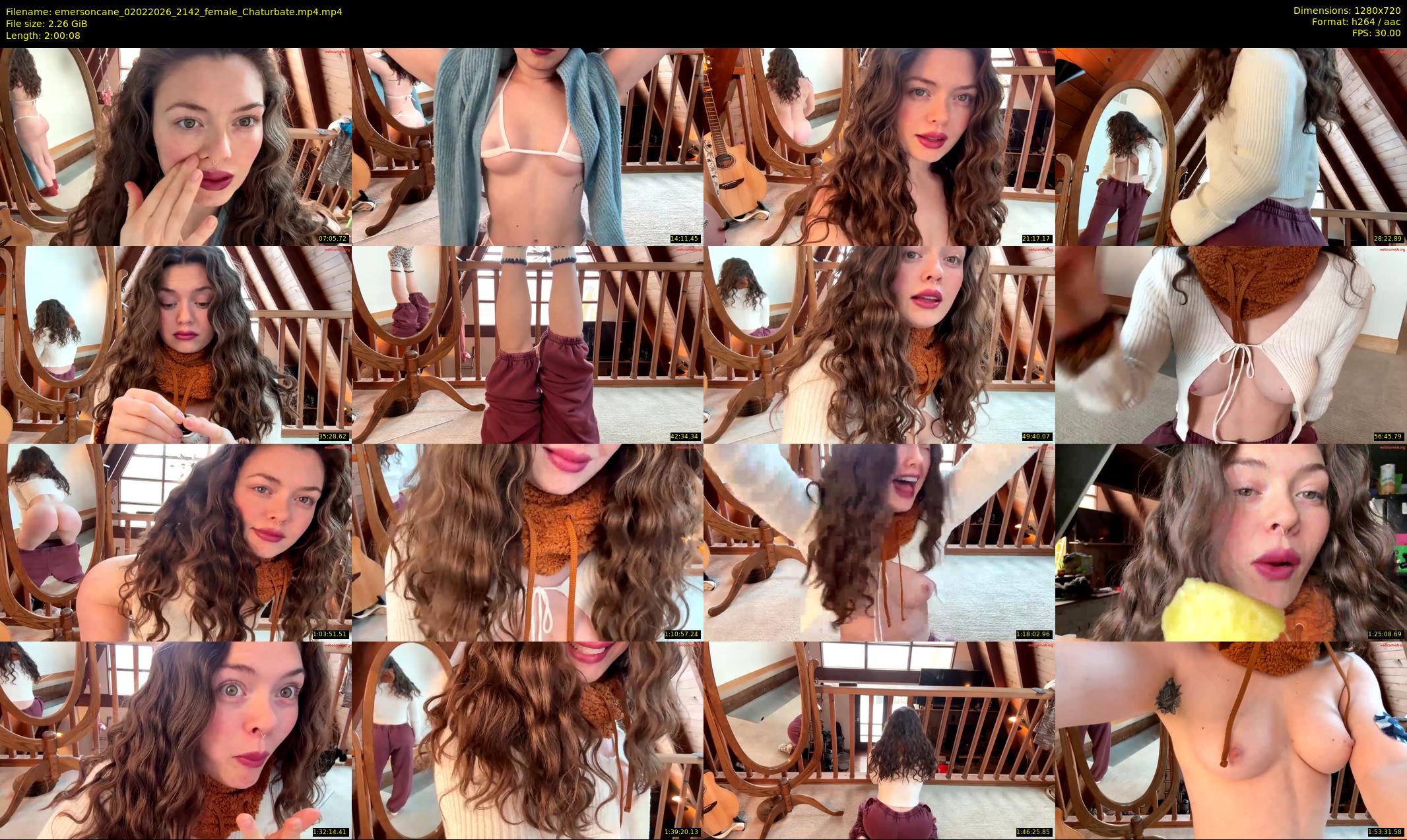 emersoncane — 121 minute Chaturbate female cam show recording, 720p, Feb 2, 2026