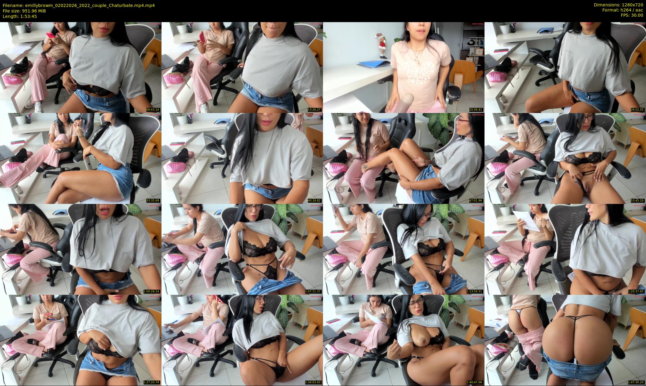 emillybrowm — 114 minute Chaturbate couple cam show recording, 720p, Feb 2, 2026