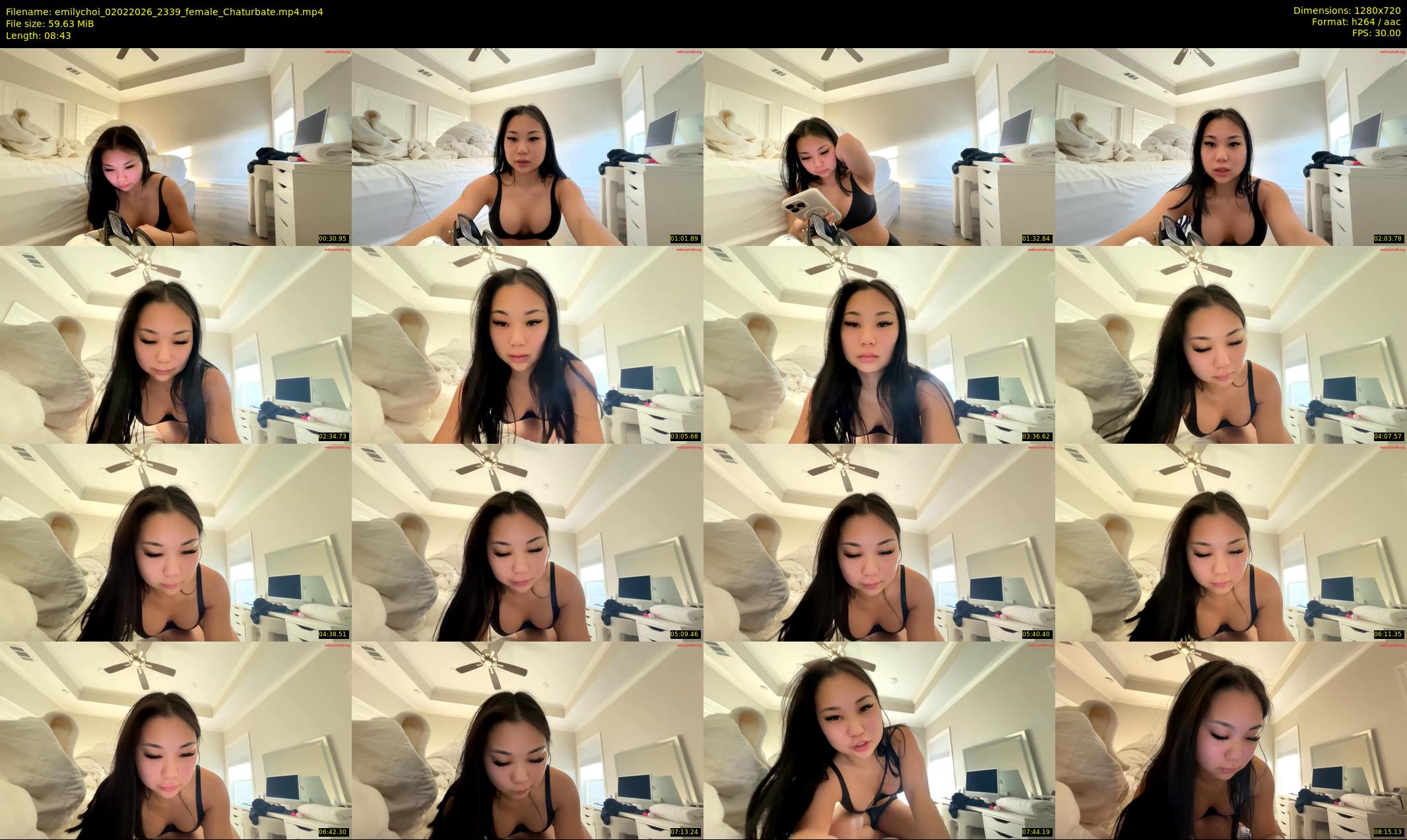 emilychoi — 9 minute Chaturbate female cam show recording, 720p, Feb 2, 2026