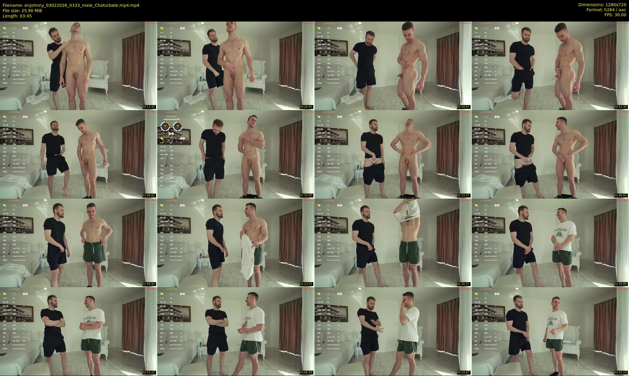 enjohnny — 4 minute Chaturbate male cam show recording, 720p, Feb 3, 2026