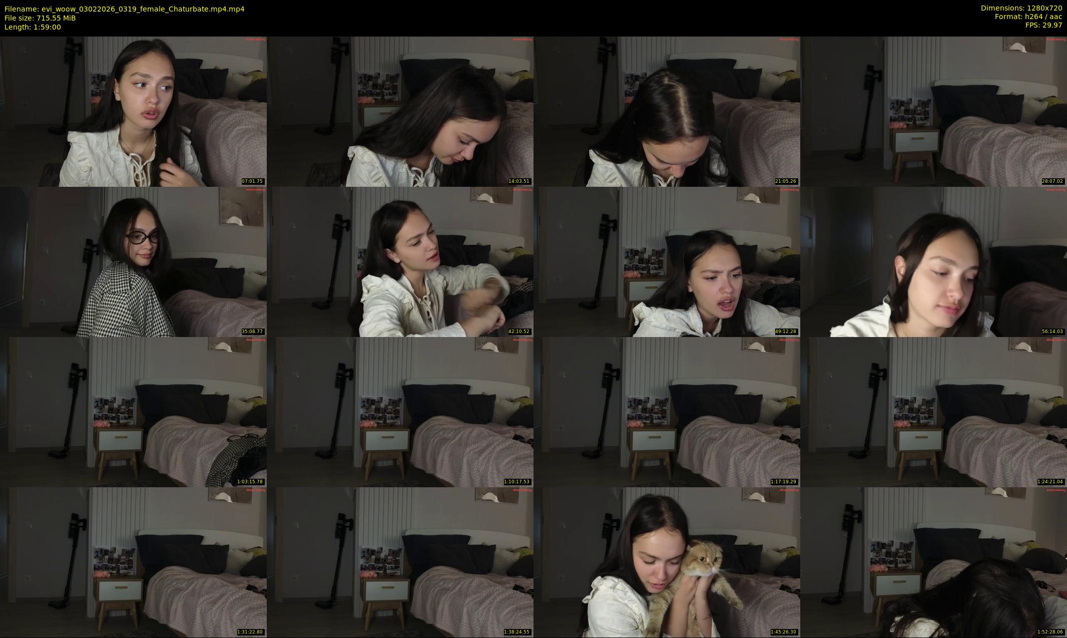 evi_woow — 119 minute Chaturbate female cam show recording, 720p, Feb 3, 2026