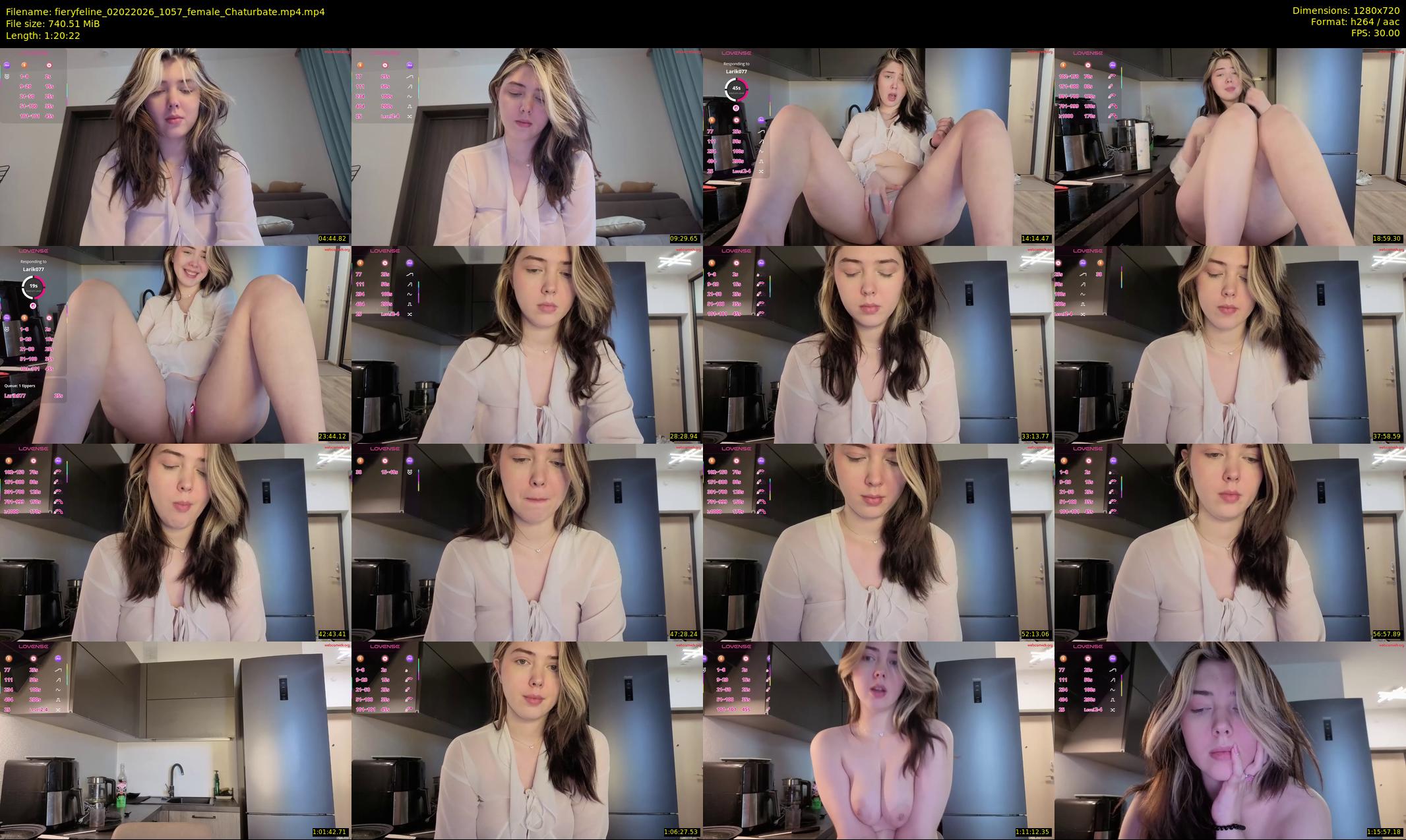 fieryfeline — 81 minute Chaturbate female cam show recording, 720p, Feb 2, 2026