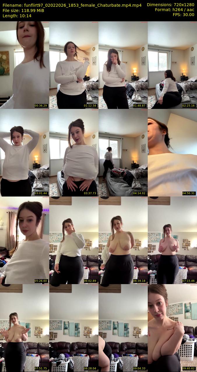 funflirt97 — 11 minute Chaturbate female cam show recording, 1080p, Feb 2, 2026