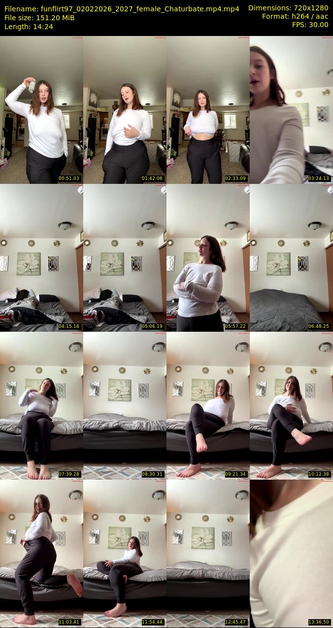 funflirt97 — 15 minute Chaturbate female cam show recording, 1080p, Feb 2, 2026