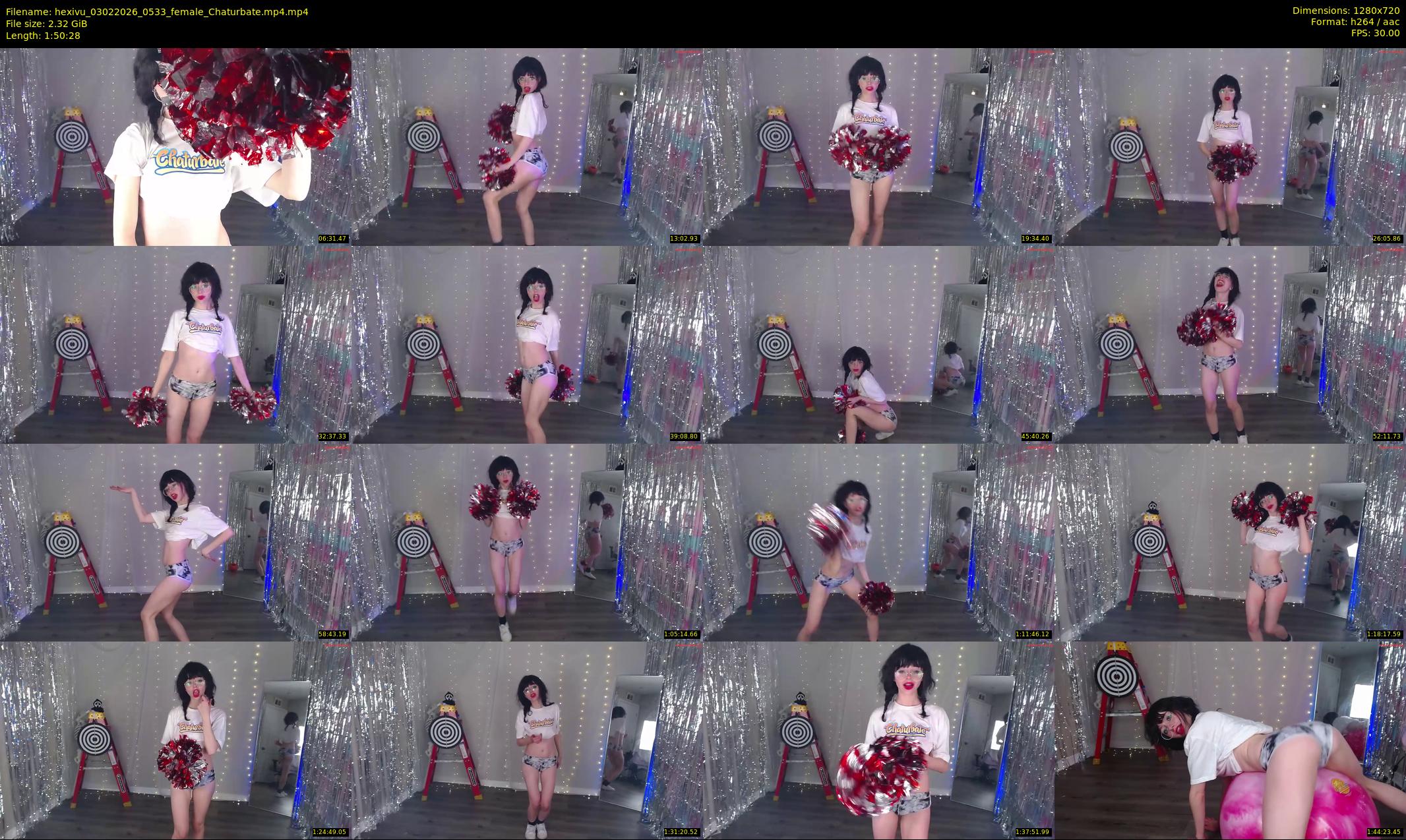 hexivu — 111 minute Chaturbate female cam show recording, 720p, Feb 3, 2026