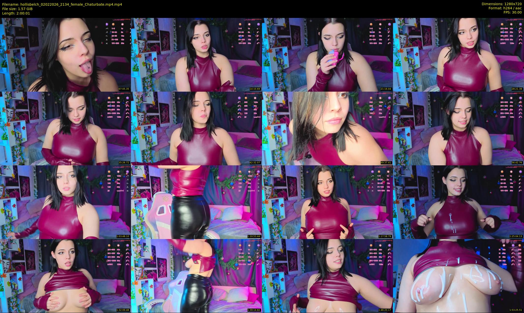 hollisbelch — 121 minute Chaturbate female cam show recording, 720p, Feb 2, 2026
