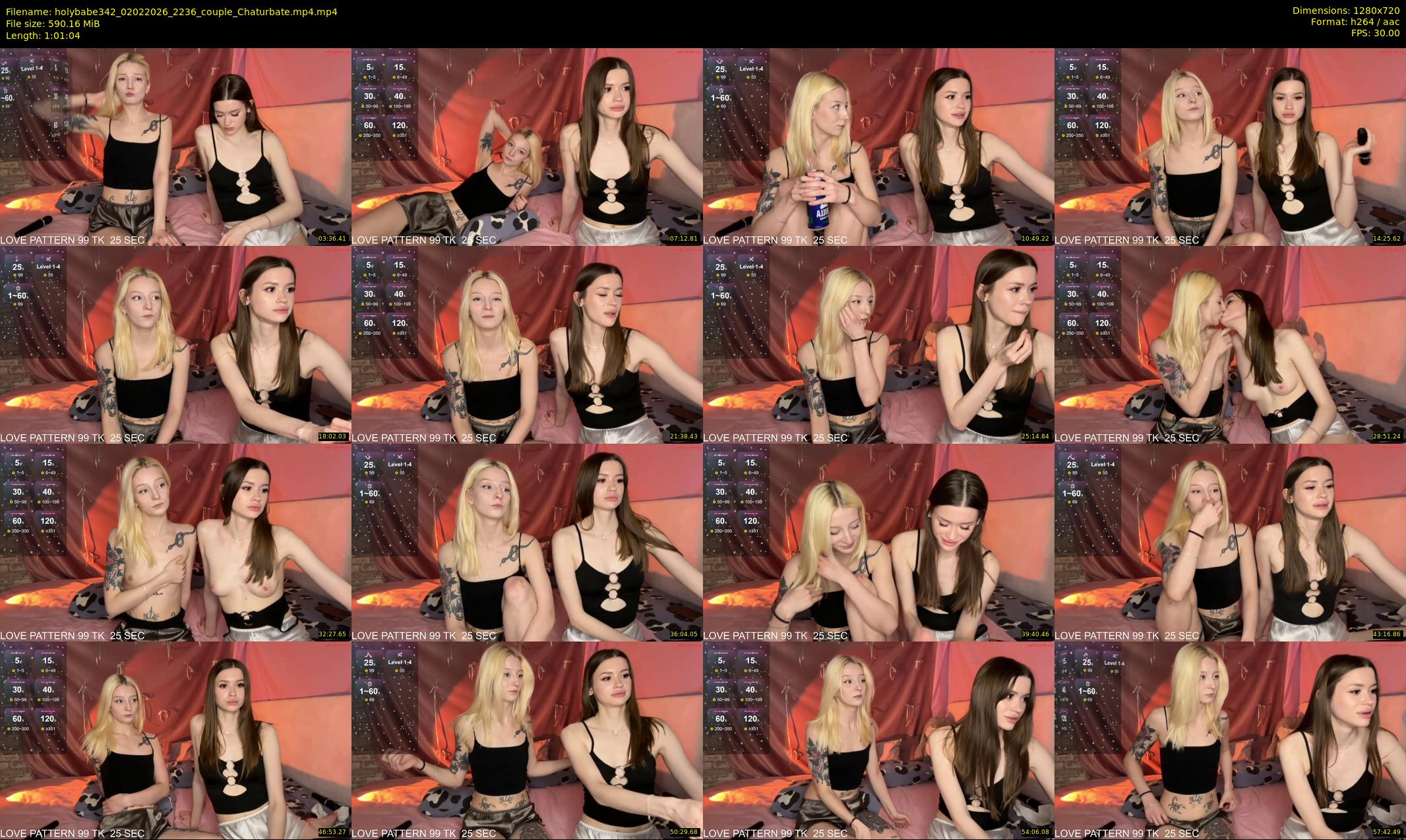 holybabe342 — 62 minute Chaturbate couple cam show recording, 720p, Feb 2, 2026