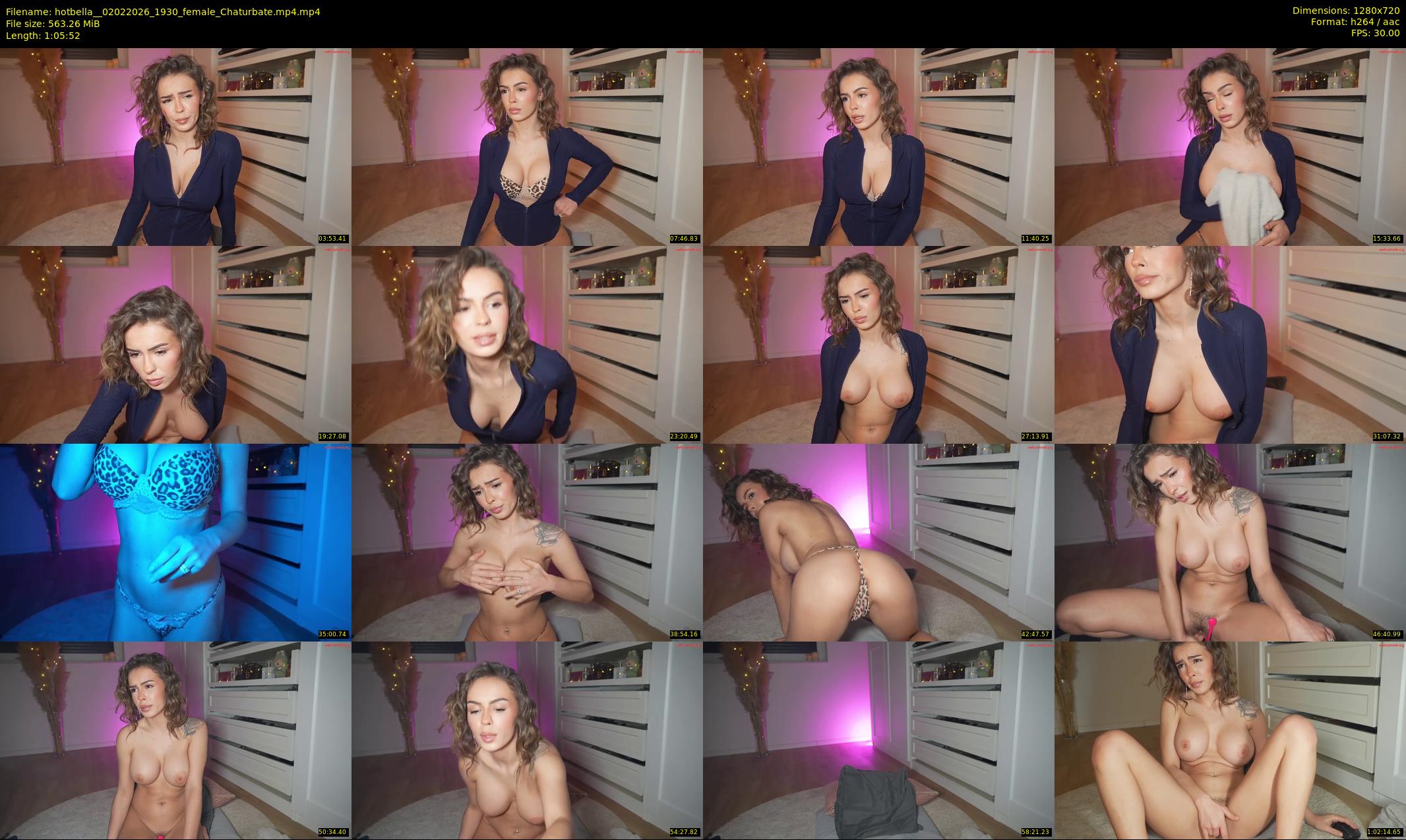 hotbella_ — 66 minute Chaturbate female cam show recording, 720p, Feb 2, 2026