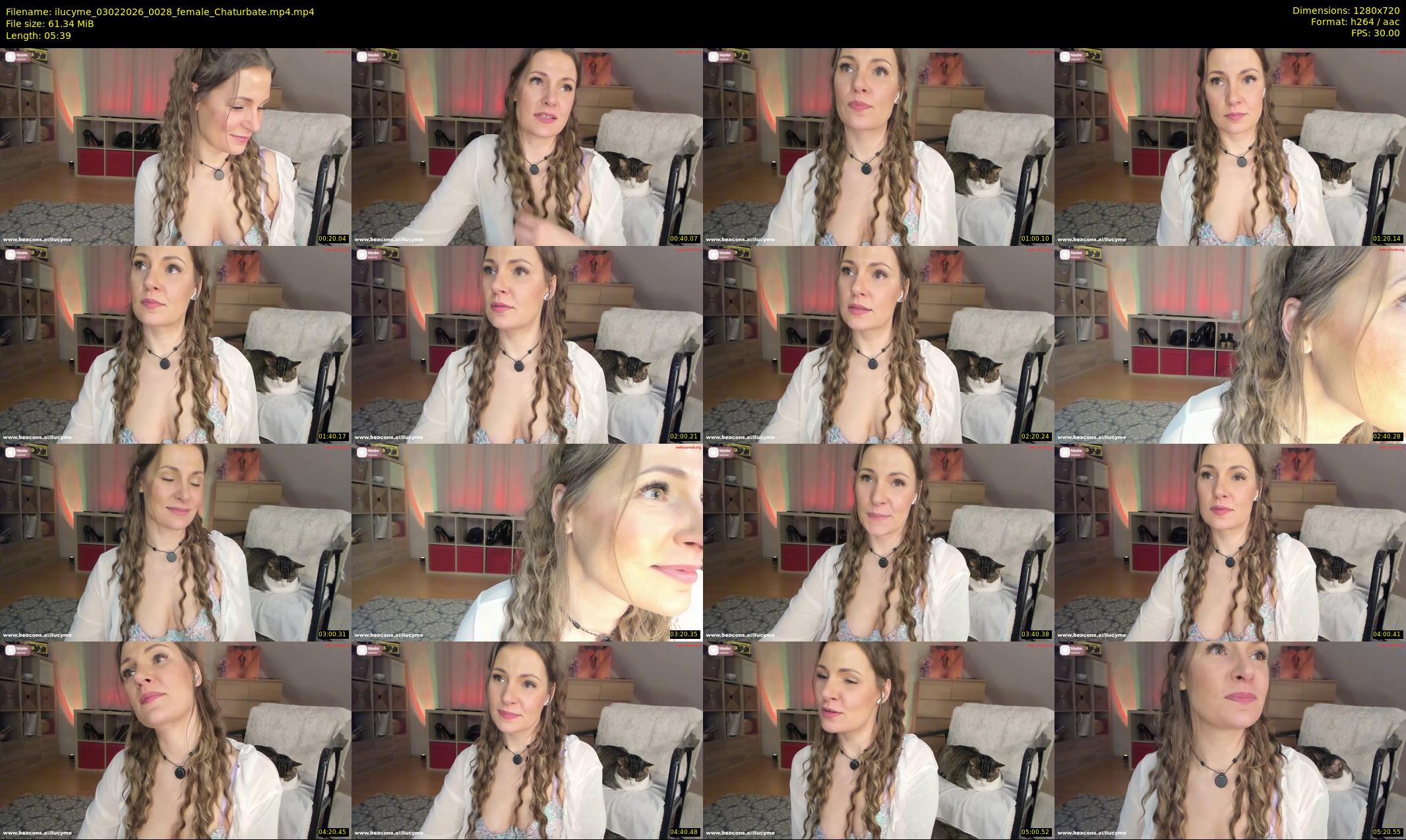 ilucyme — 6 minute Chaturbate female cam show recording, 720p, Feb 3, 2026