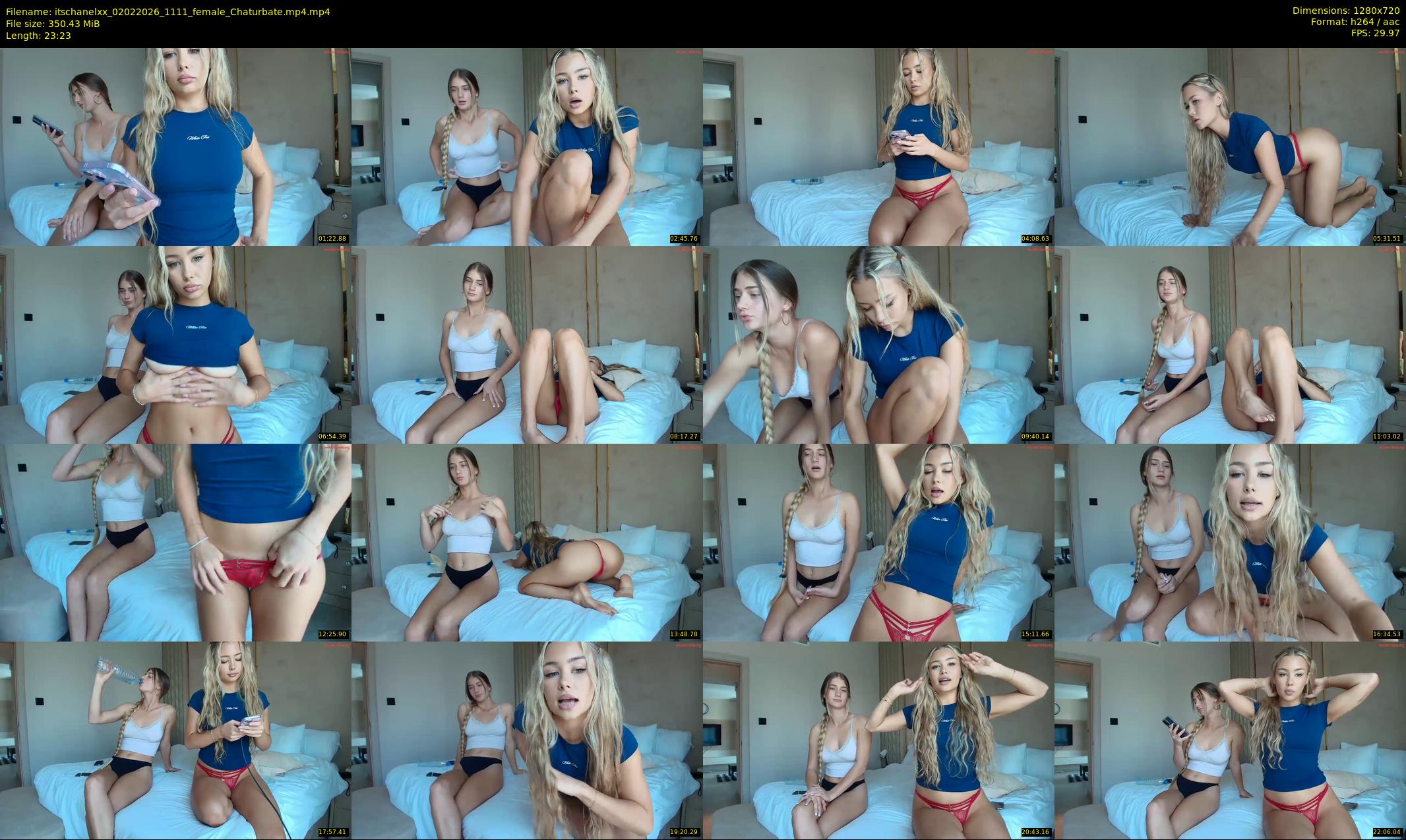 itschanelxx — 24 minute Chaturbate female cam show recording, 720p, Feb 2, 2026