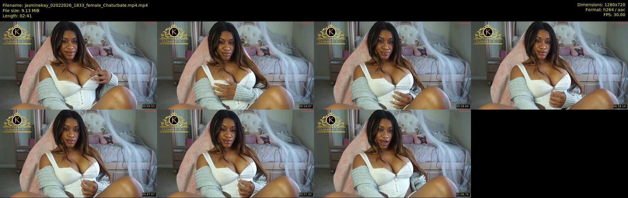 jasminekay — 3 minute Chaturbate female cam show recording, 720p, Feb 2, 2026