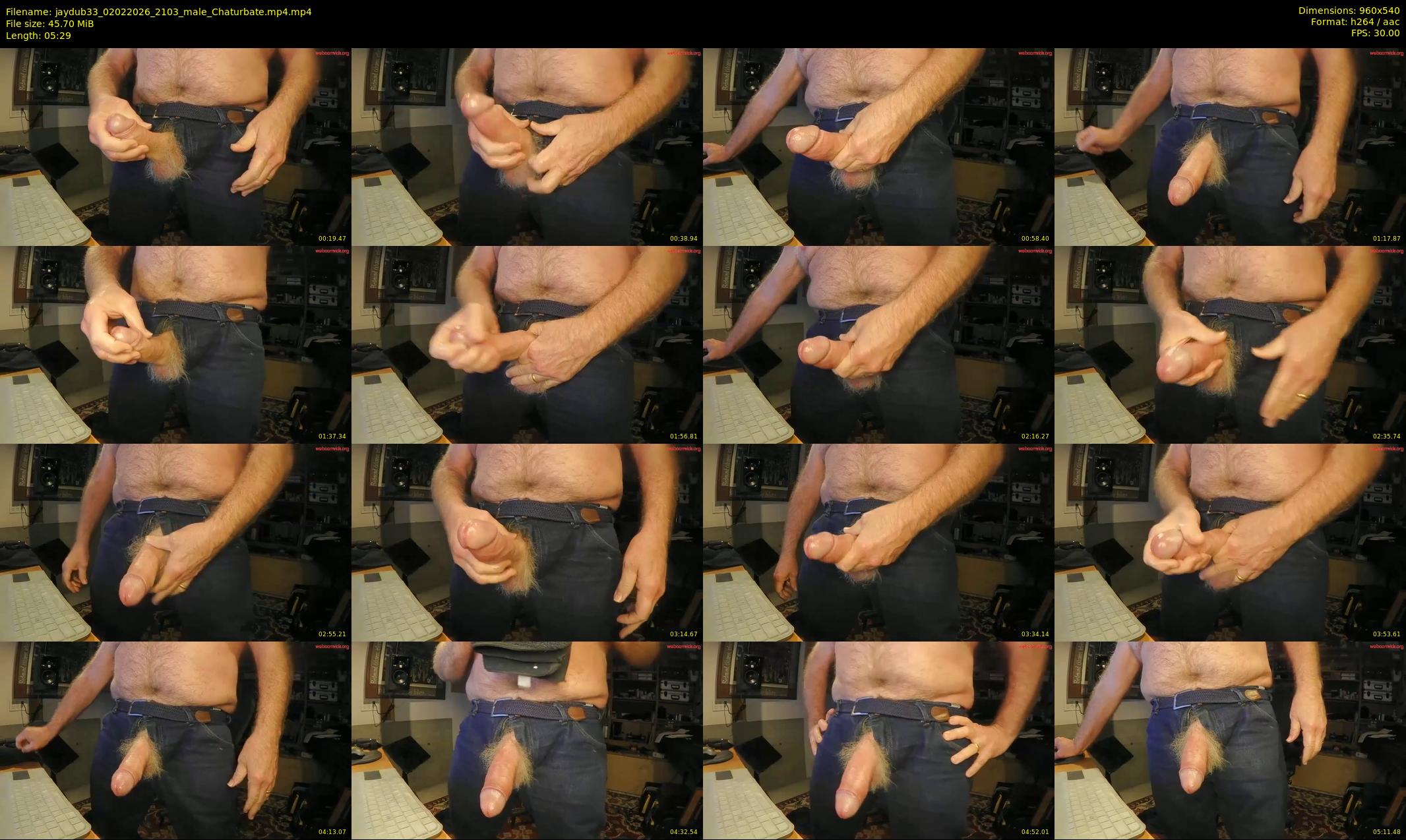 jaydub33 — 6 minute Chaturbate male cam show recording, 480p, Feb 2, 2026