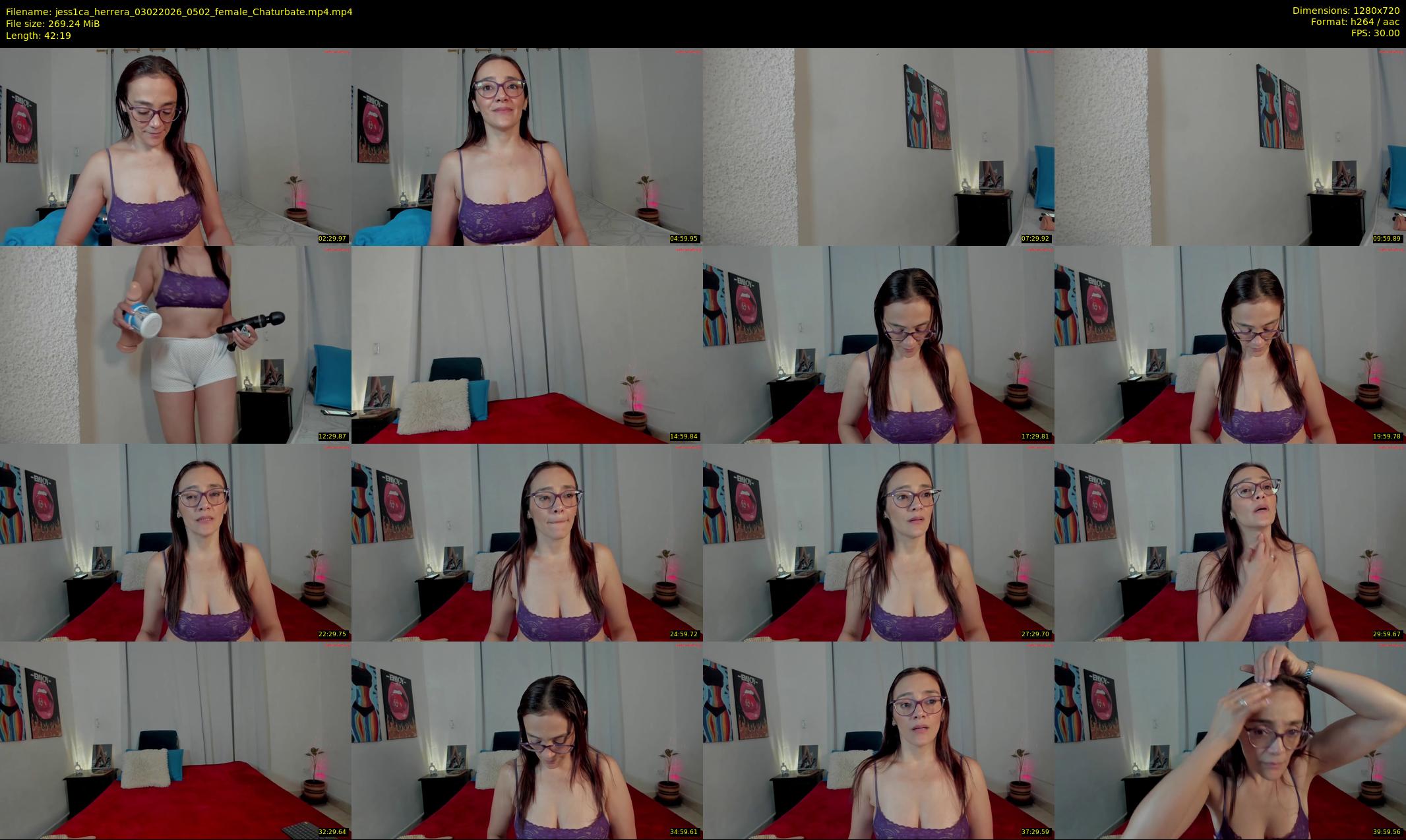 jess1ca_herrera — 43 minute Chaturbate female cam show recording, 720p, Feb 3, 2026