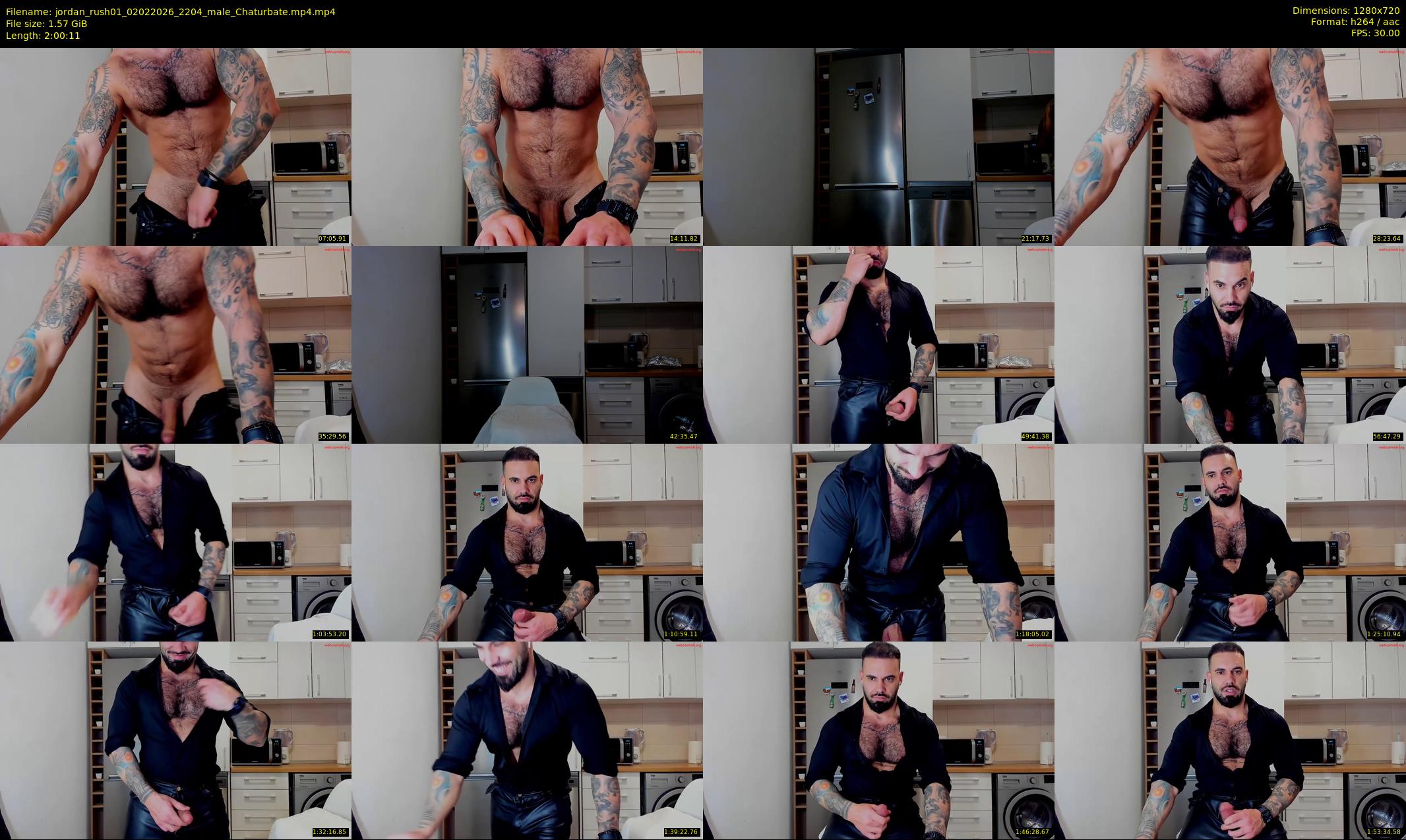 jordan_rush01 — 121 minute Chaturbate male cam show recording, 720p, Feb 2, 2026