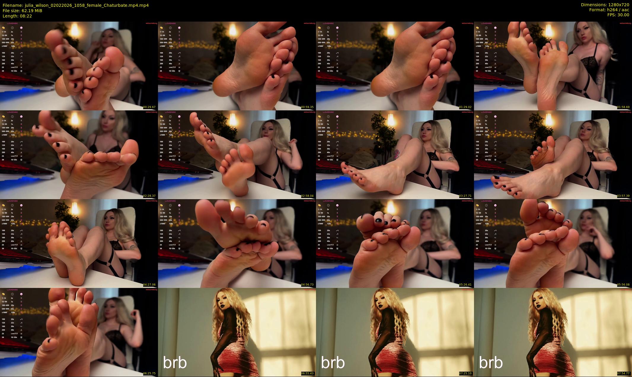 julia_wilson — 9 minute Chaturbate female cam show recording, 720p, Feb 2, 2026