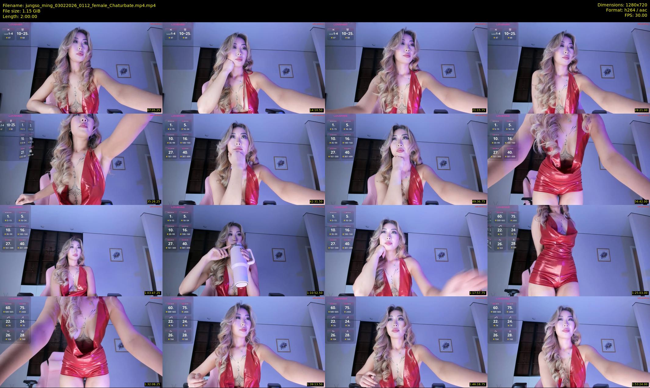 jungso_ming — 120 minute Chaturbate female cam show recording, 720p, Feb 3, 2026