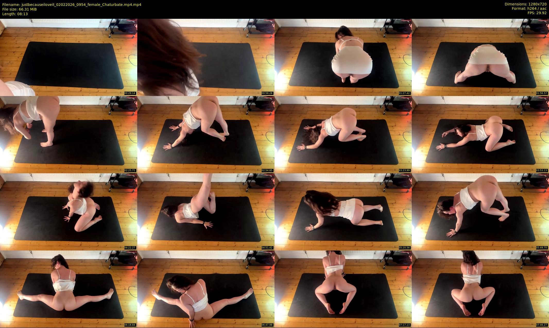 justbecauseiloveit — 9 minute Chaturbate female cam show recording, 720p, Feb 2, 2026