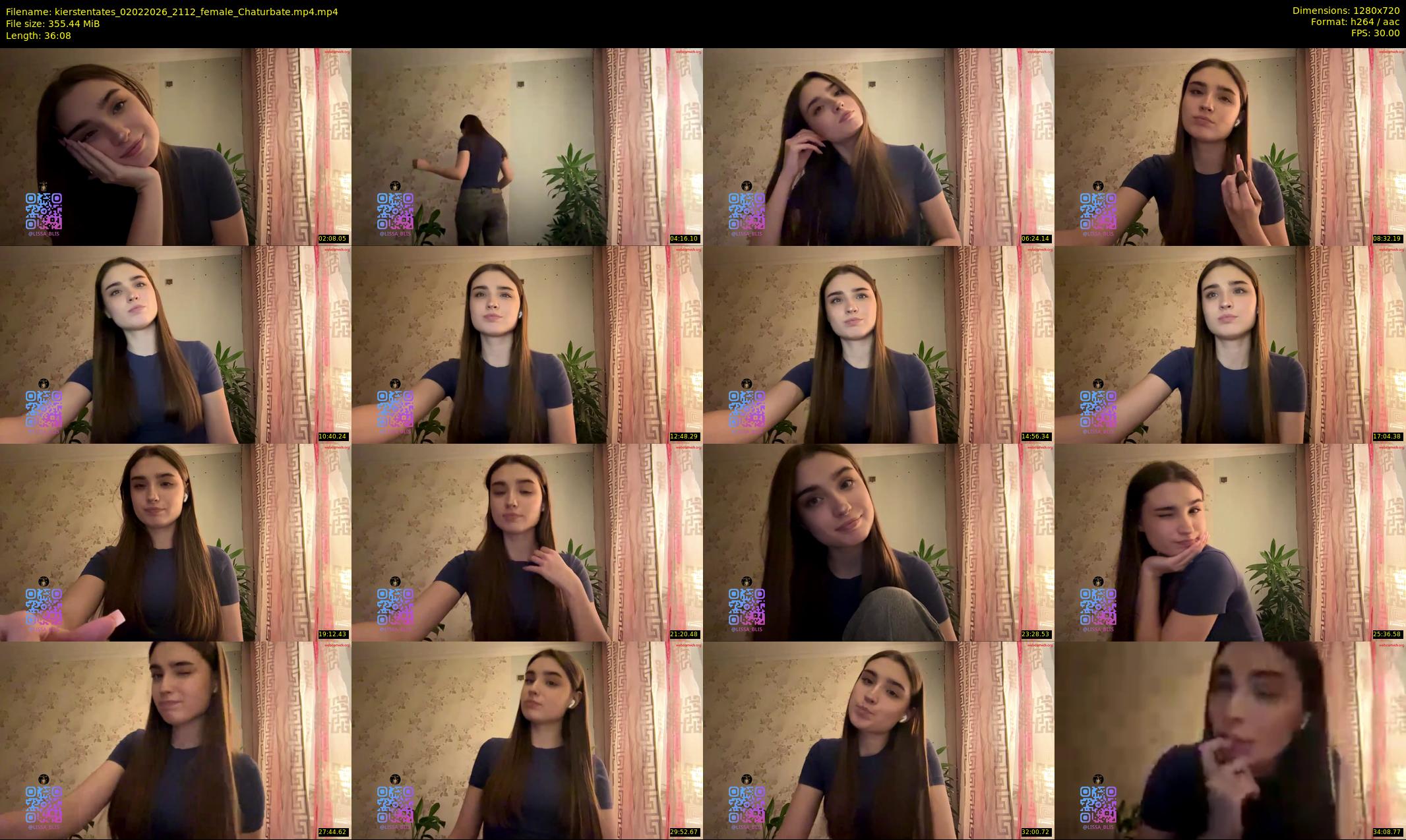 kierstentates — 37 minute Chaturbate female cam show recording, 720p, Feb 2, 2026