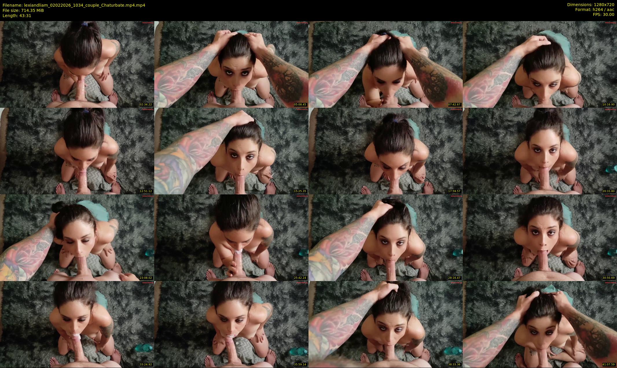 lexiandliam — 44 minute Chaturbate couple cam show recording, 720p, Feb 2, 2026