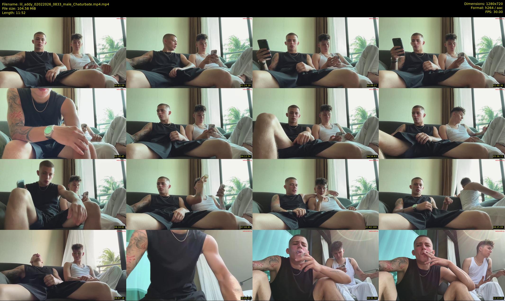 lil_addy — 12 minute Chaturbate male cam show recording, 720p, Feb 2, 2026
