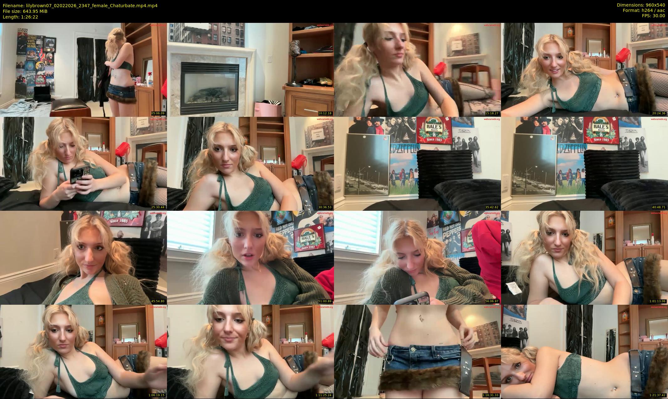 lilybrown07 — 87 minute Chaturbate female cam show recording, 480p, Feb 2, 2026