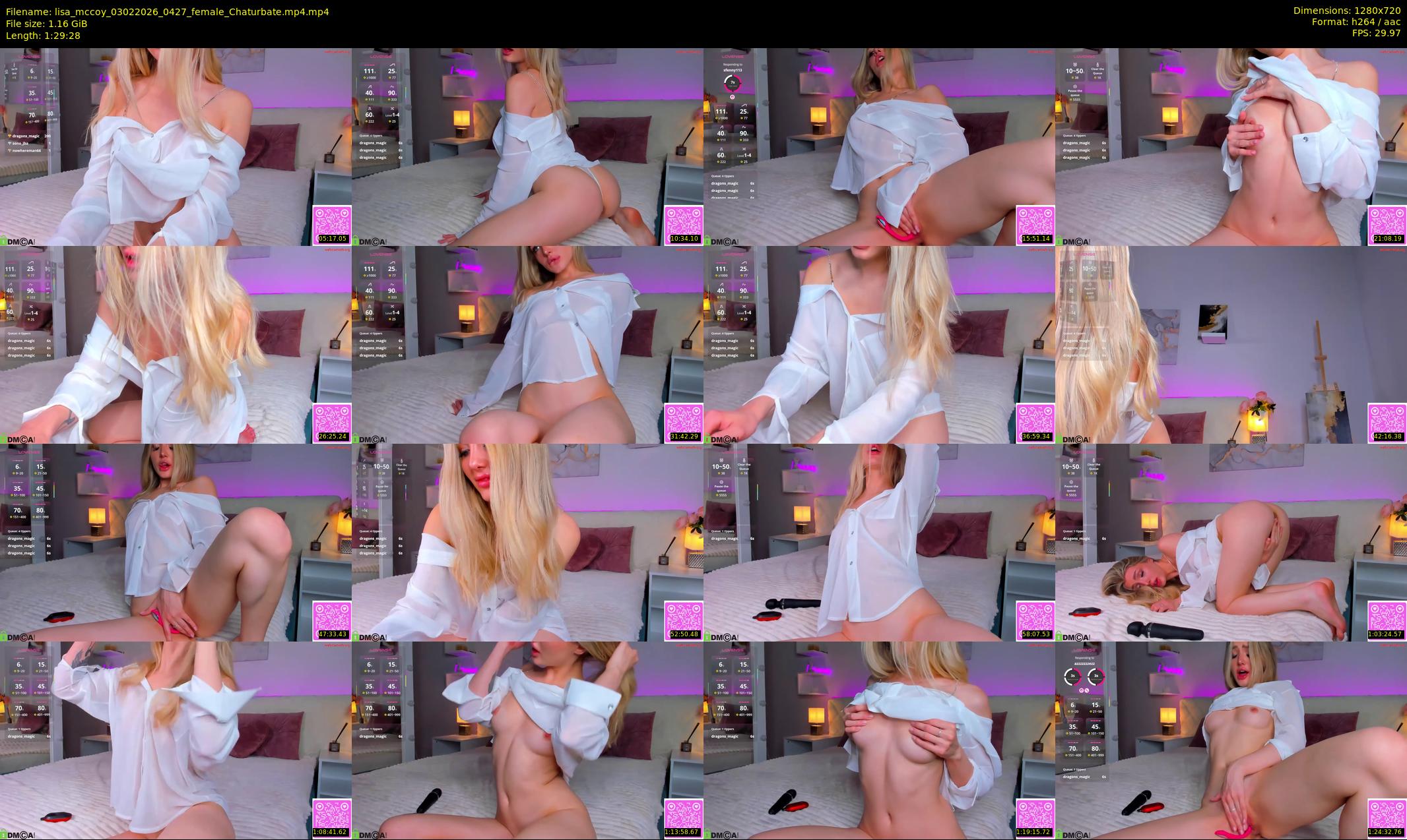 lisa_mccoy — 90 minute Chaturbate female cam show recording, 720p, Feb 3, 2026
