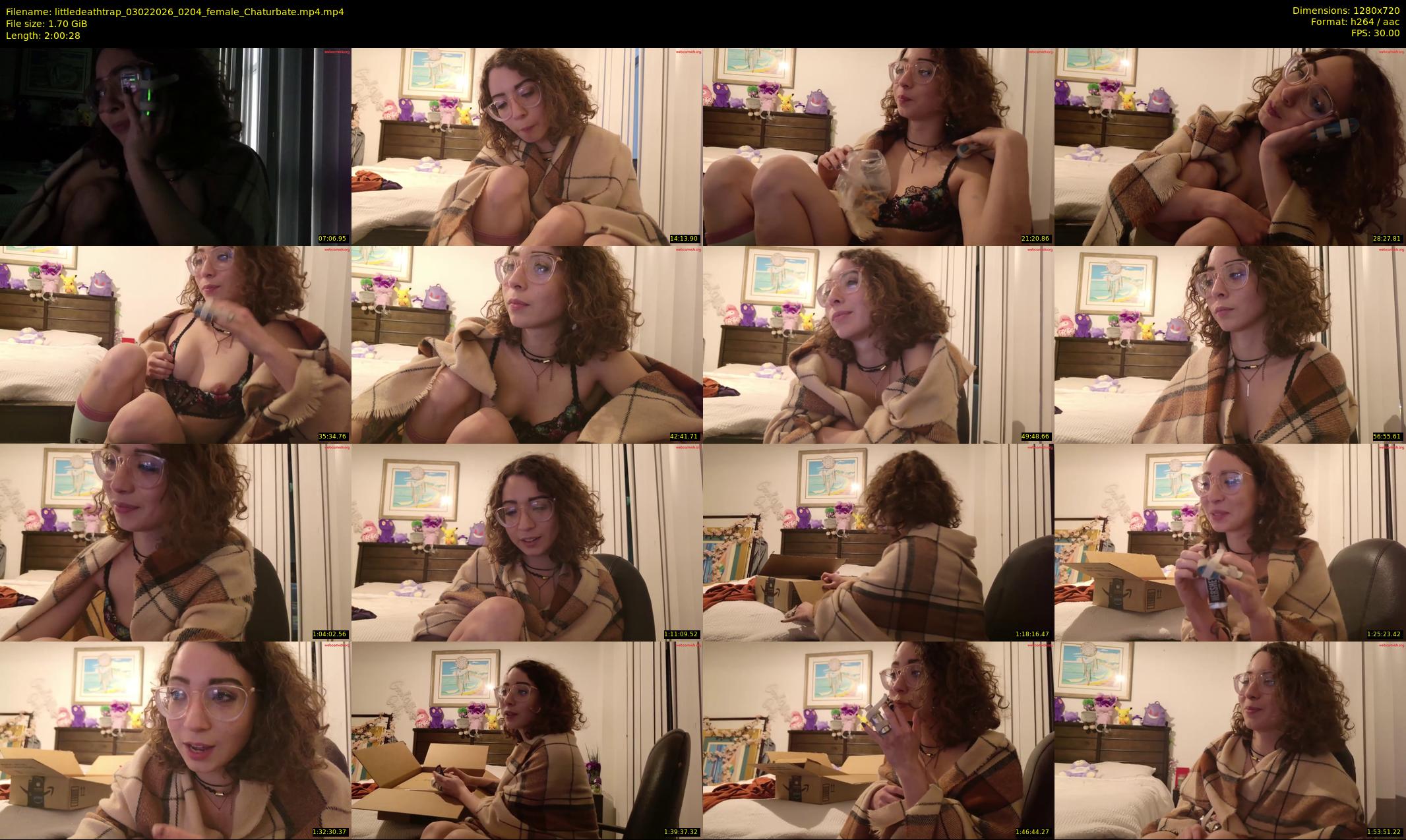 littledeathtrap — 121 minute Chaturbate female cam show recording, 720p, Feb 3, 2026