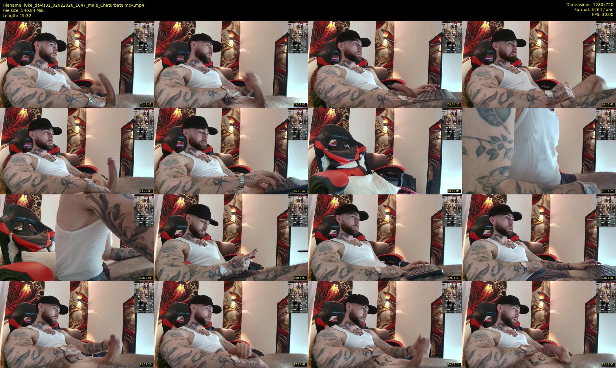 luke_davis01 — 46 minute Chaturbate male cam show recording, 720p, Feb 2, 2026