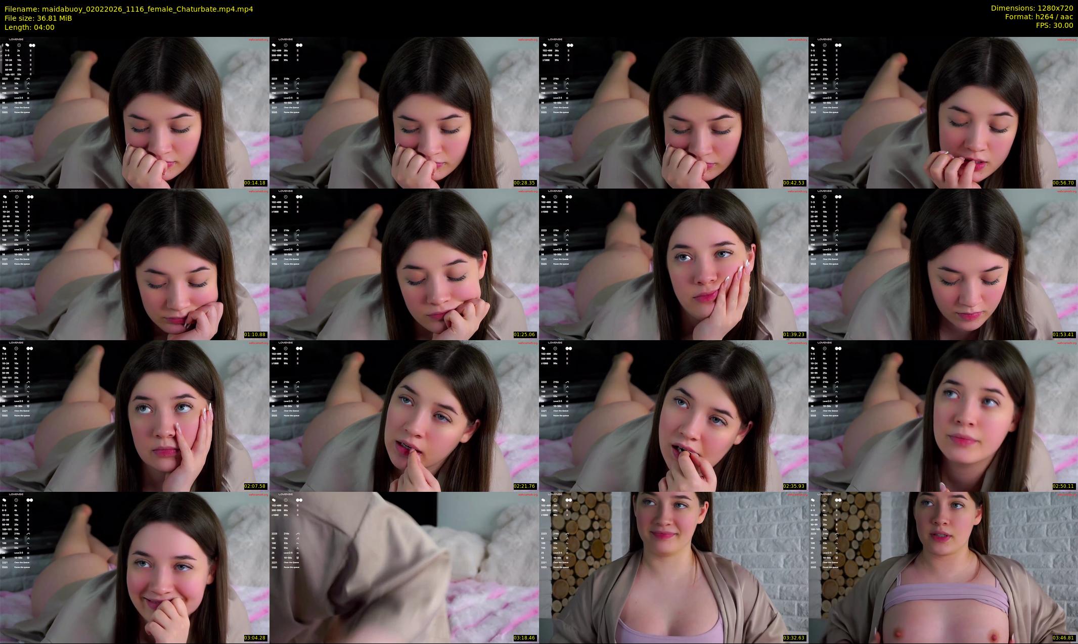 maidabuoy — 4 minute Chaturbate female cam show recording, 720p, Feb 2, 2026