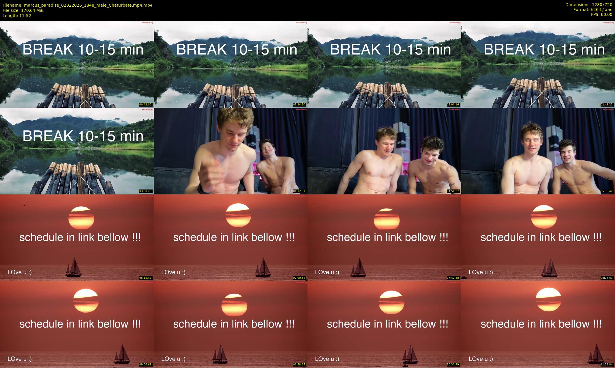 marcus_paradise — 12 minute Chaturbate male cam show recording, 720p, Feb 2, 2026