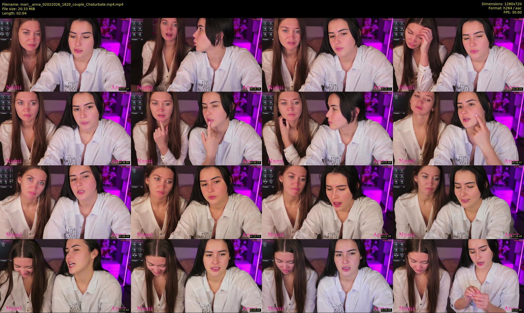 mari__anna — 3 minute Chaturbate couple cam show recording, 720p, Feb 2, 2026