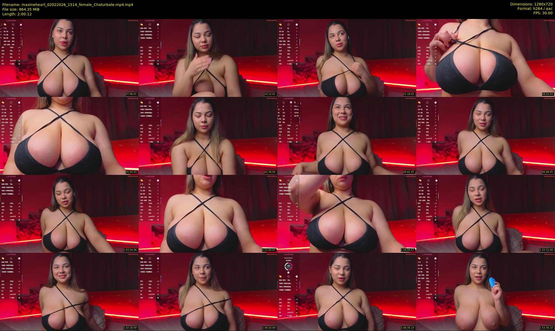 maxineheart — 121 minute Chaturbate female cam show recording, 720p, Feb 2, 2026