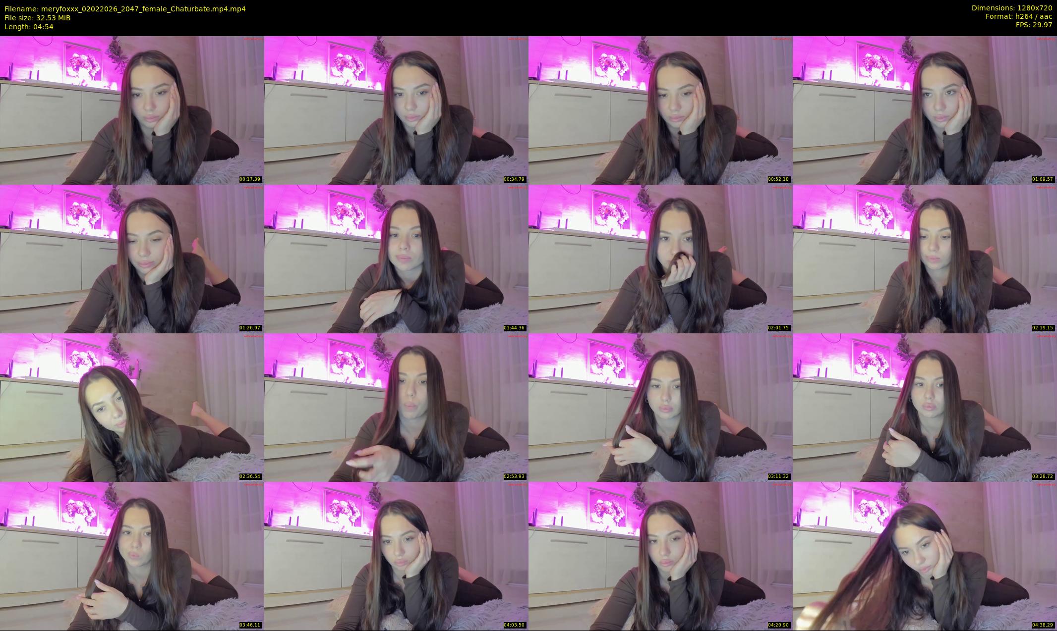 meryfoxxx — 5 minute Chaturbate female cam show recording, 720p, Feb 2, 2026