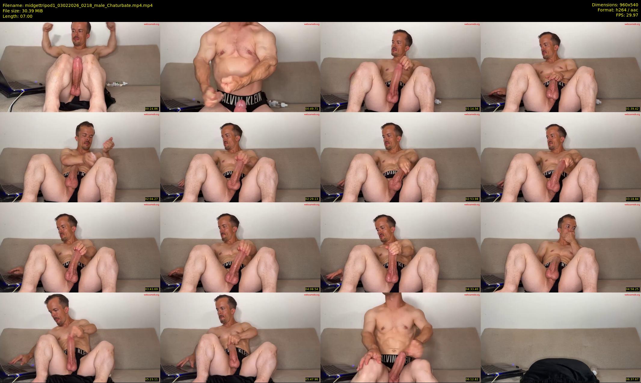 midgettripod1 — 7 minute Chaturbate male cam show recording, 480p, Feb 3, 2026