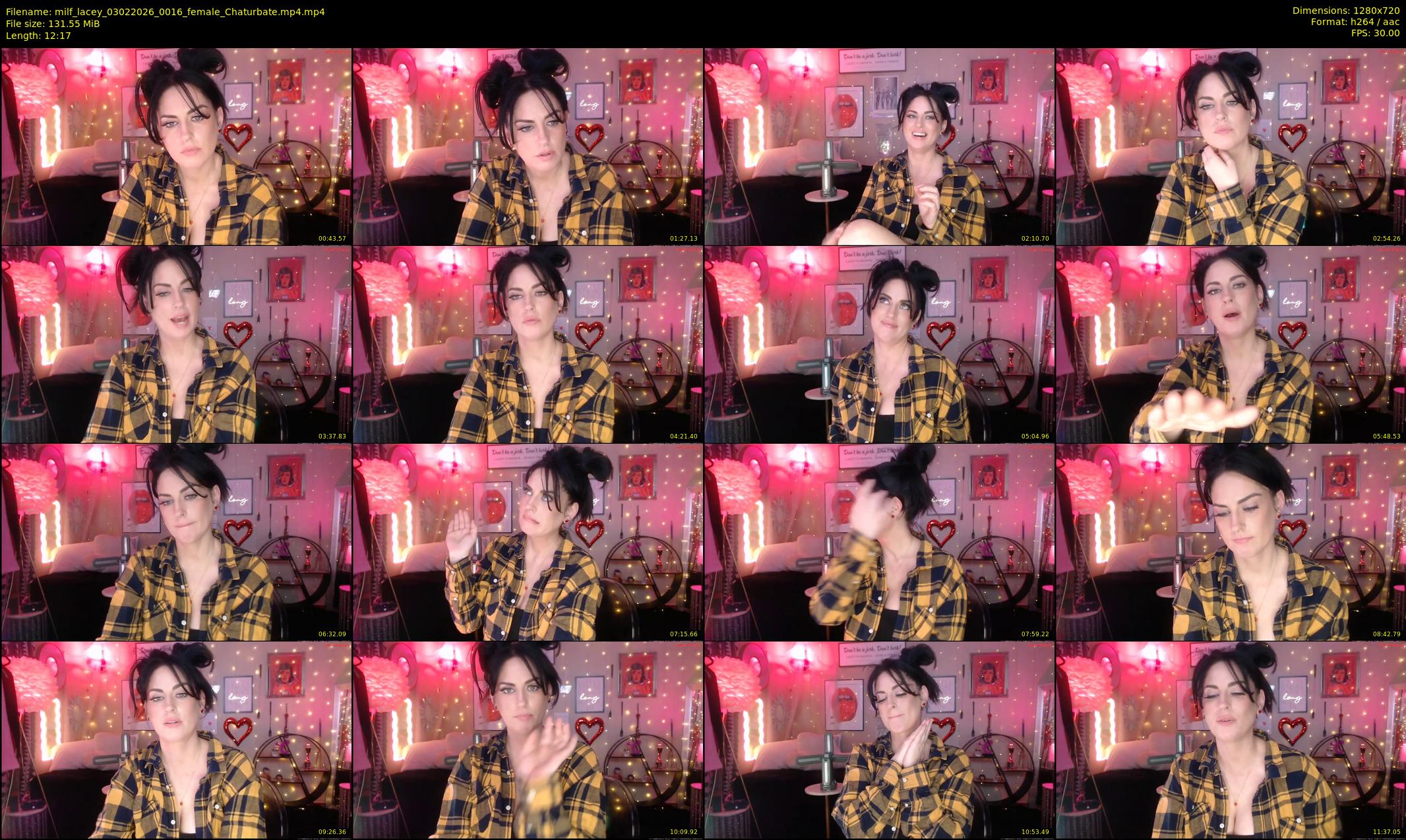 milf_lacey — 13 minute Chaturbate female cam show recording, 720p, Feb 3, 2026