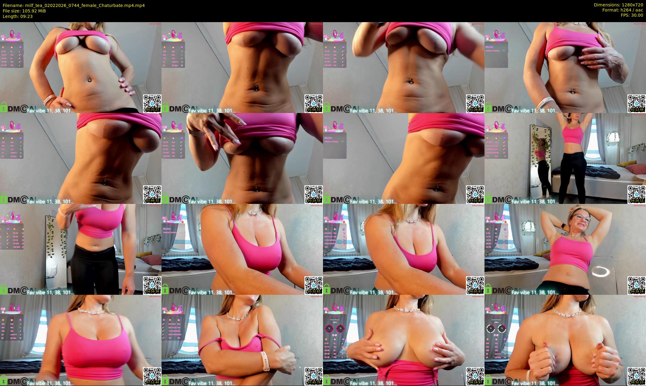 milf_tea — 10 minute Chaturbate female cam show recording, 720p, Feb 2, 2026