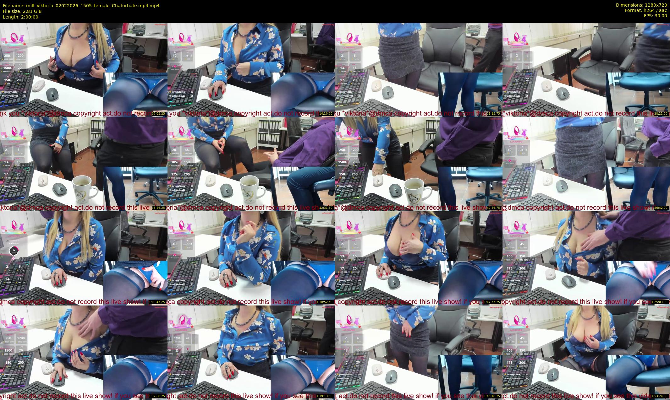 milf_viktoria — 120 minute Chaturbate female cam show recording, 720p, Feb 2, 2026