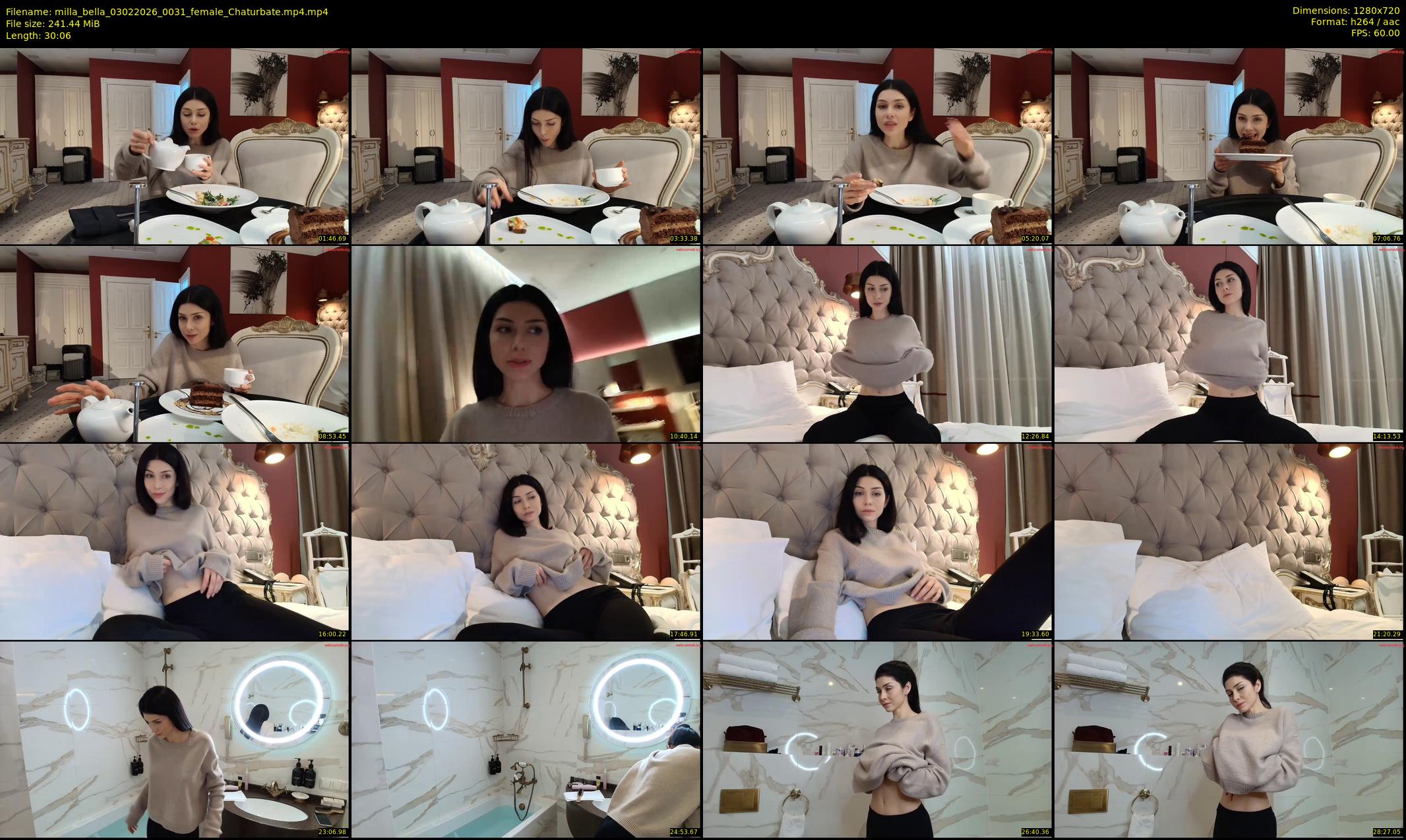 milla_bella — 31 minute Chaturbate female cam show recording, 720p, Feb 3, 2026