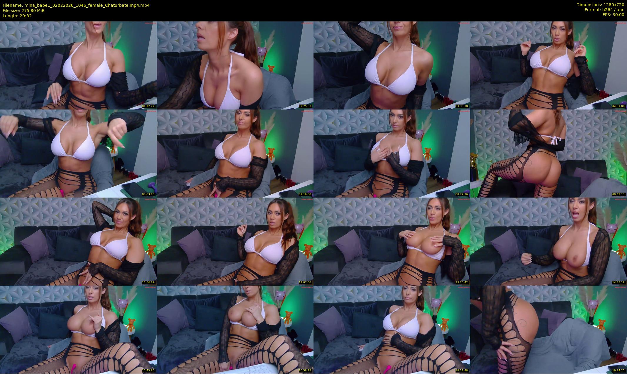 mina_babe1 — 21 minute Chaturbate female cam show recording, 720p, Feb 2, 2026