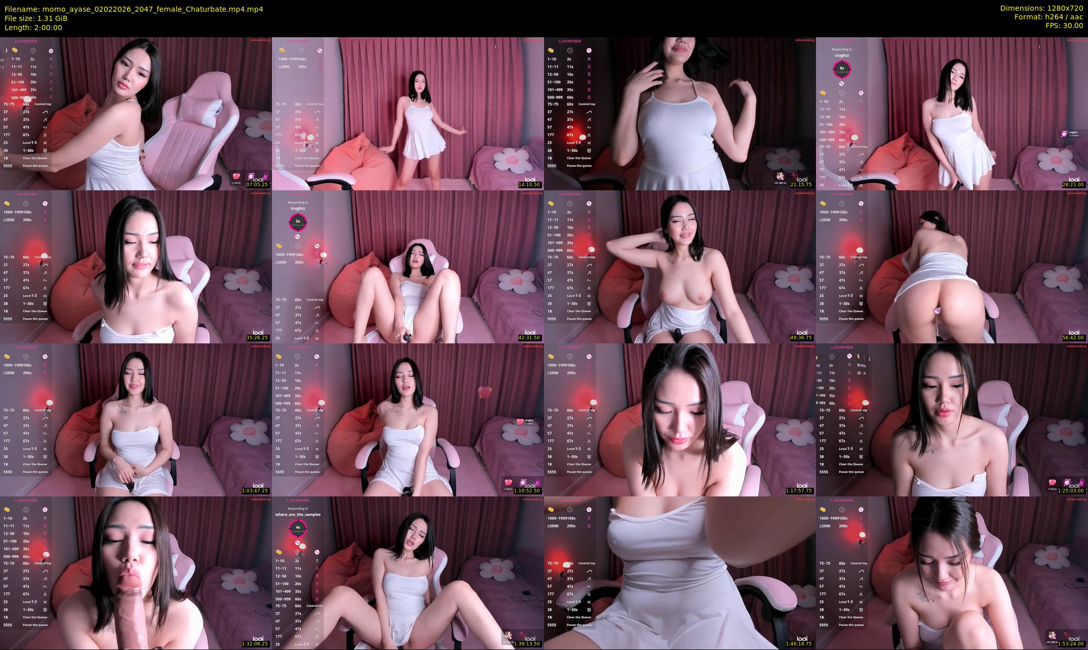 momo_ayase — 120 minute Chaturbate female cam show recording, 720p, Feb 2, 2026