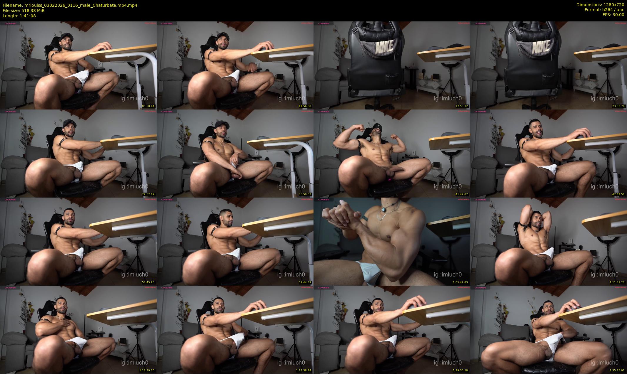 mrlouiss — 102 minute Chaturbate male cam show recording, 720p, Feb 3, 2026