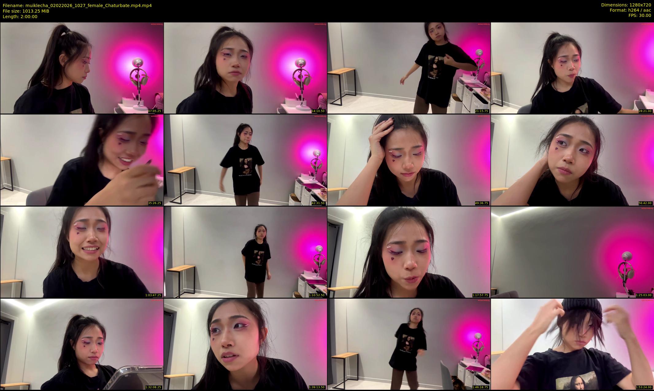 muiklecha — 120 minute Chaturbate female cam show recording, 720p, Feb 2, 2026