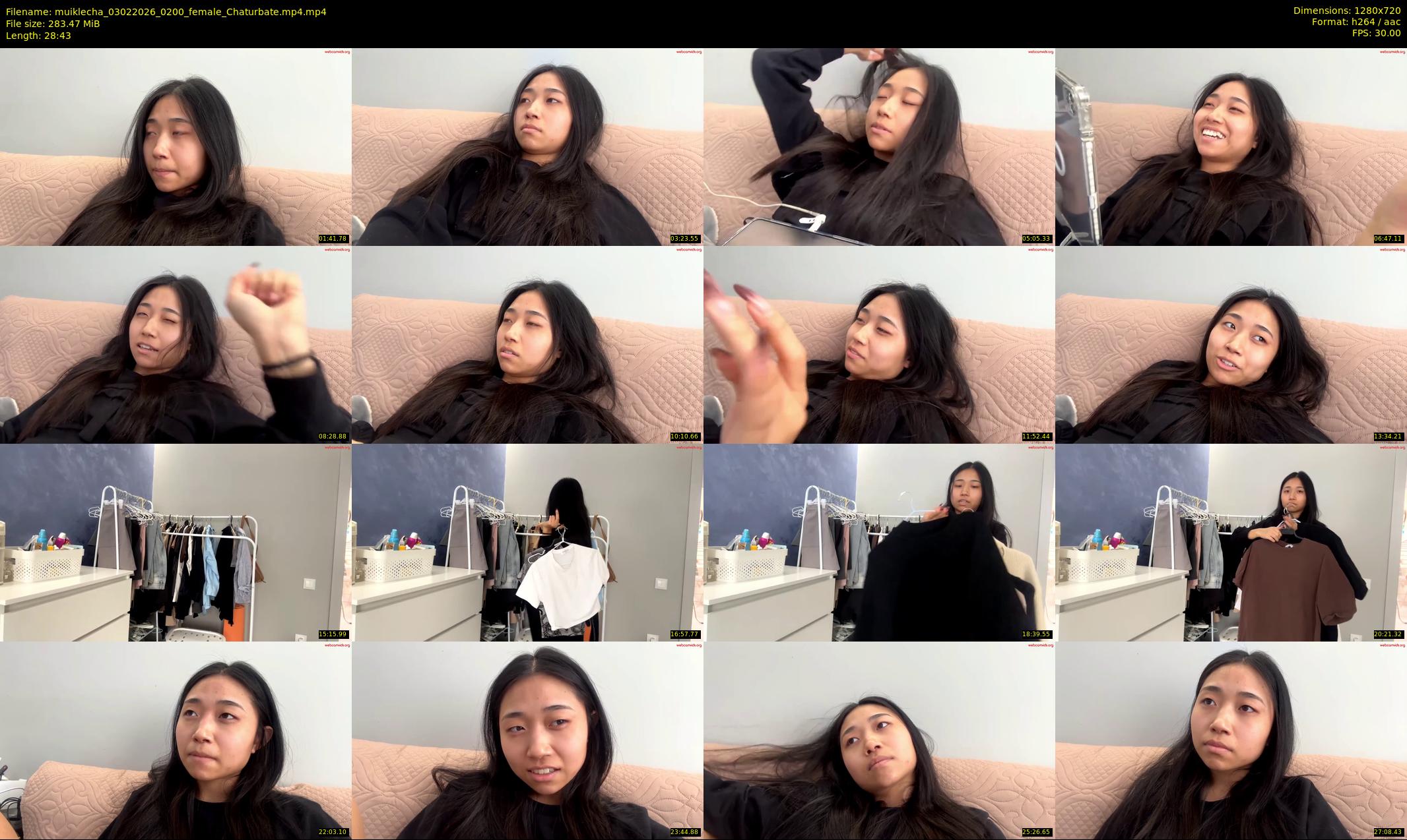 muiklecha — 29 minute Chaturbate female cam show recording, 720p, Feb 3, 2026