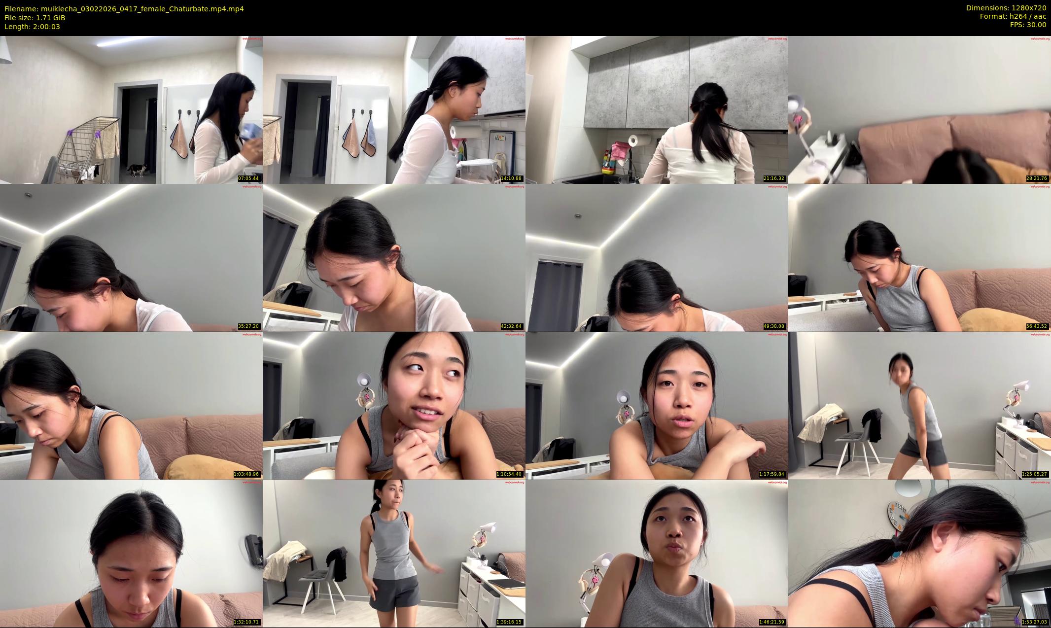 muiklecha — 121 minute Chaturbate female cam show recording, 720p, Feb 3, 2026