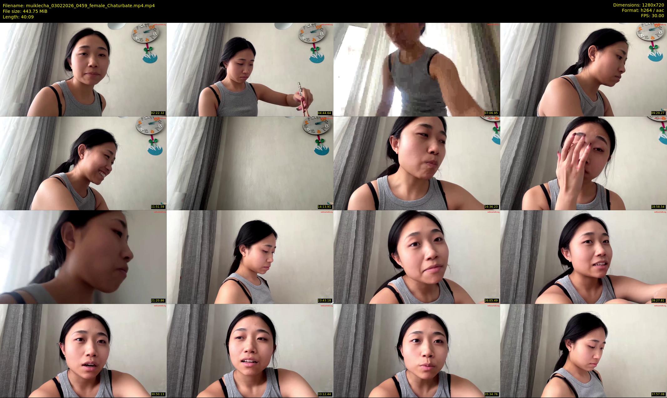 muiklecha — 41 minute Chaturbate female cam show recording, 720p, Feb 3, 2026
